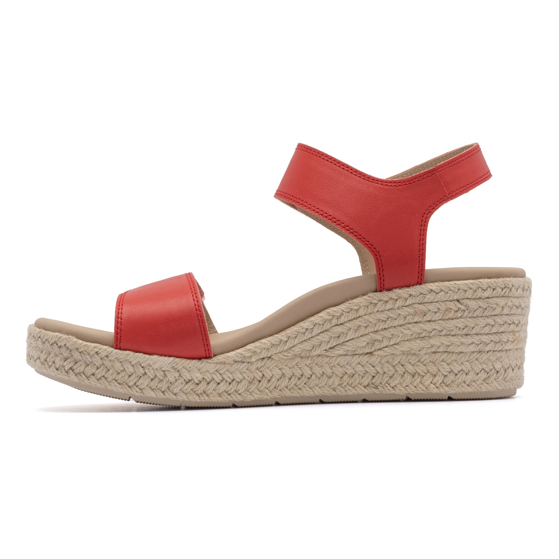 Riviera Strap Sandal - Red