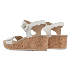 Riviera Strap Sandal - White