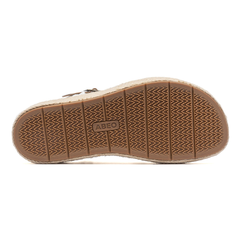 Solstice Buckle Sandal Metatarsal - White Leather