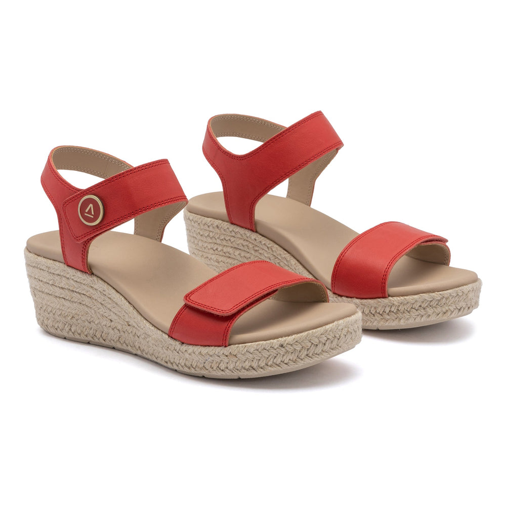 Riviera Strap Sandal Metatarsal - Red