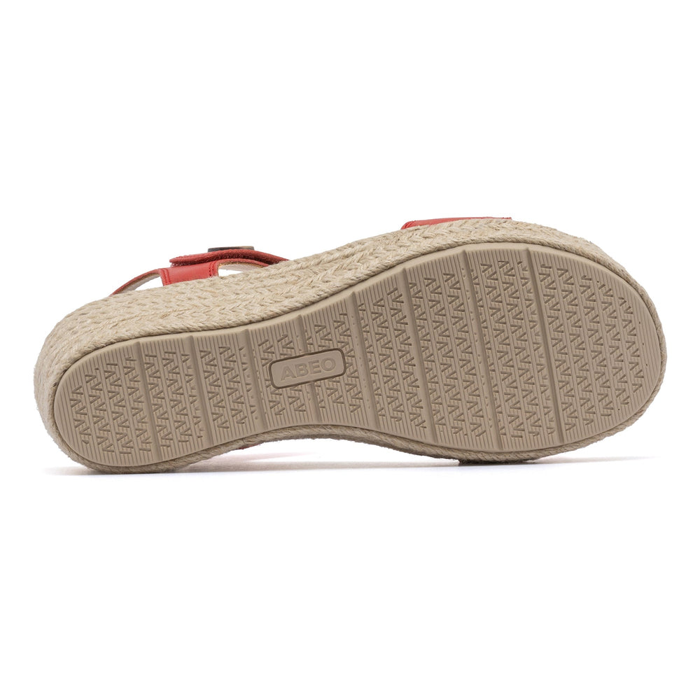 Riviera Strap Sandal Metatarsal - Red