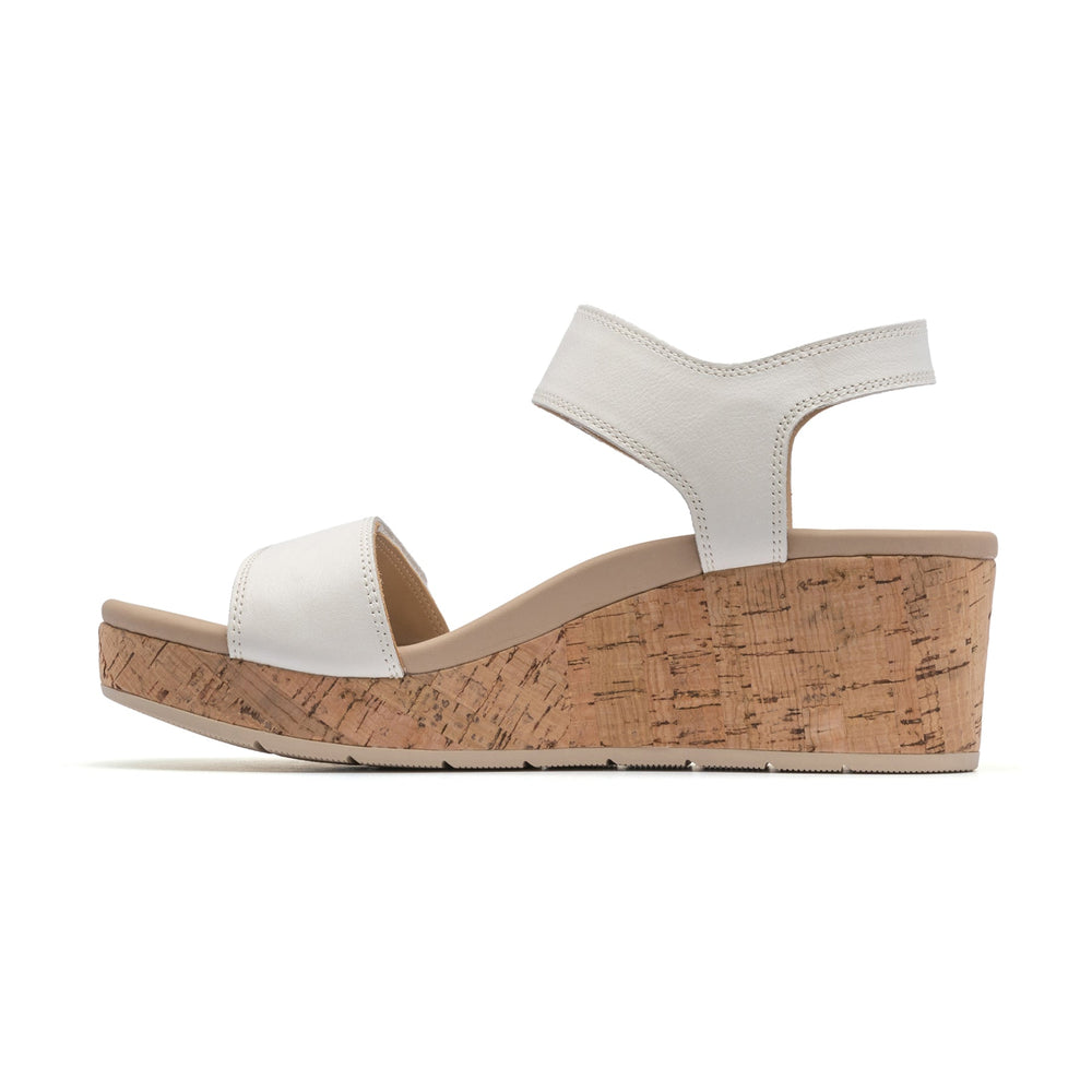 Riviera Strap Sandal Metatarsal - White