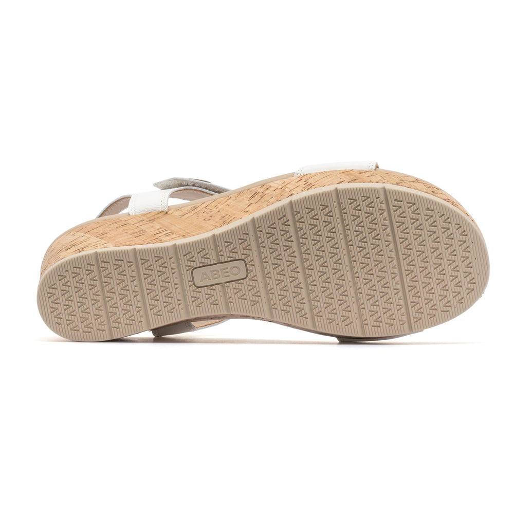 Riviera Strap Sandal Metatarsal - White