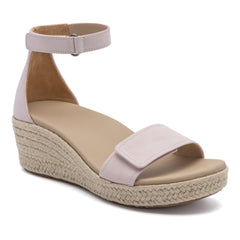 Riviera Ankle Sandal - Pink Nubuck