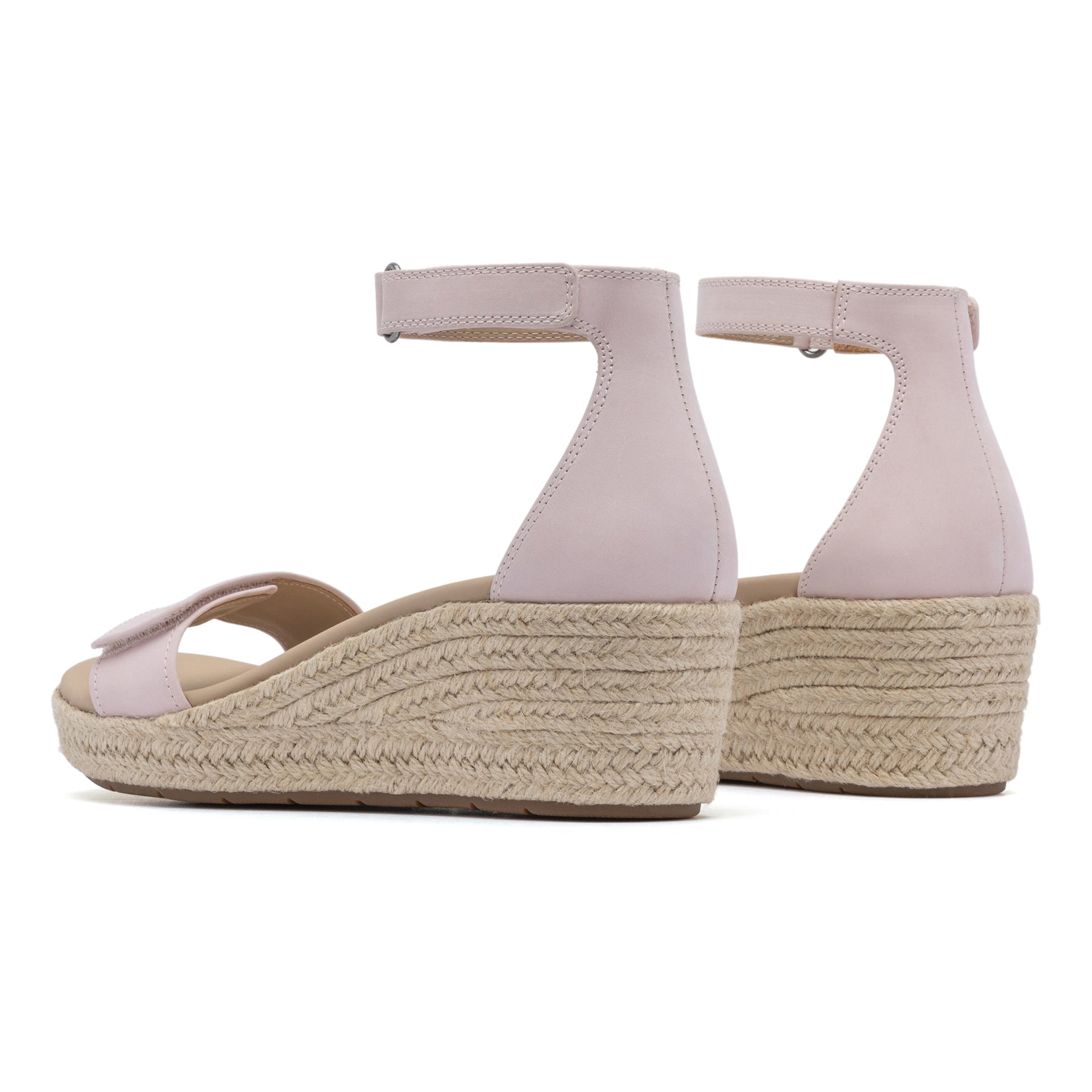 Riviera Ankle Sandal - Pink Nubuck