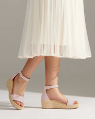 Riviera Ankle Sandal Metatarsal - Pink Nubuck