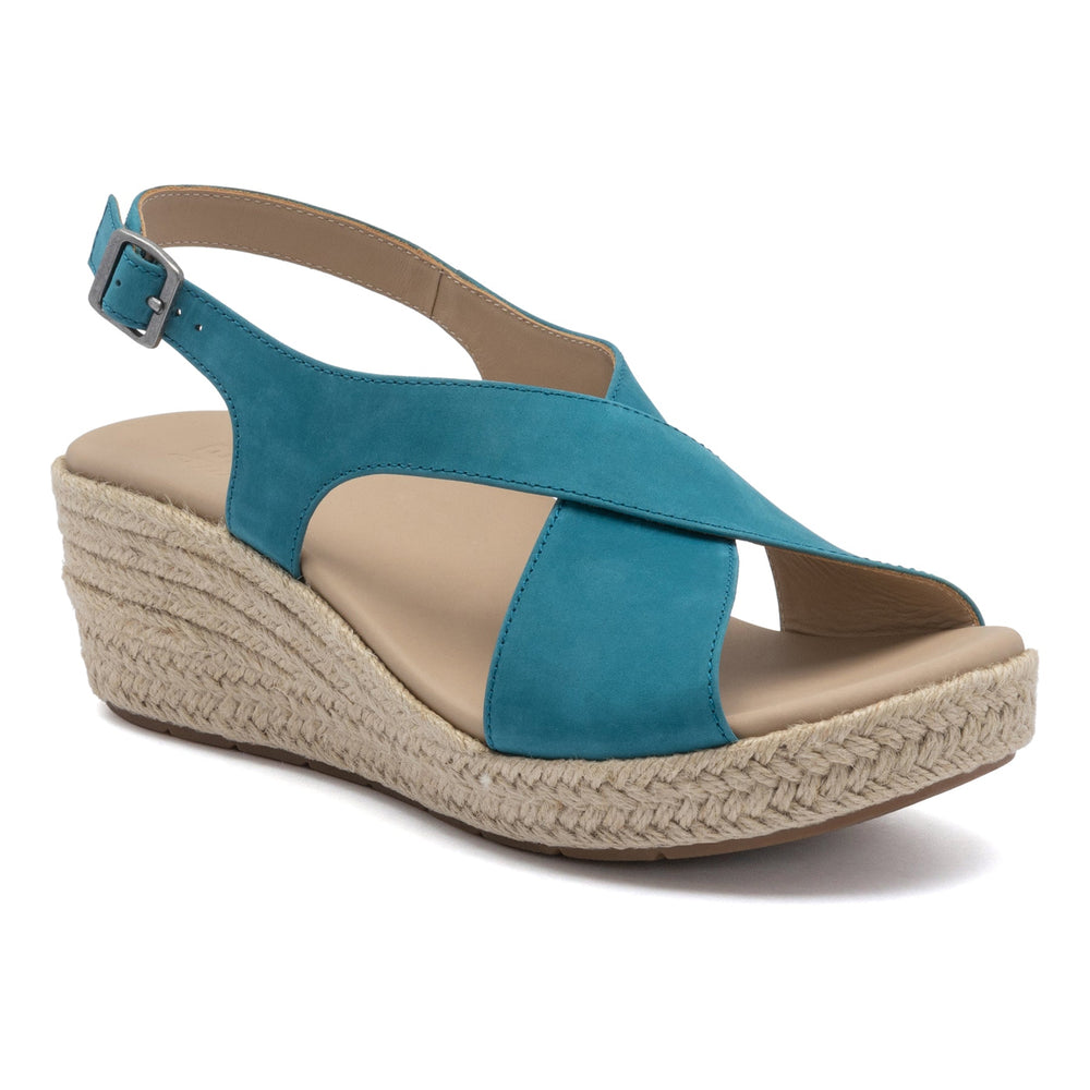Riviera Cross - Teal Leather