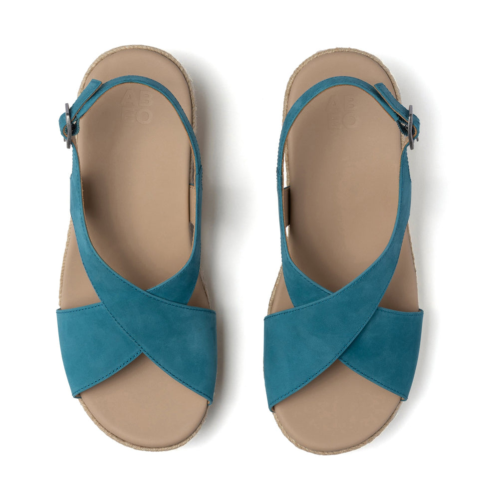 Riviera Cross - Teal Leather