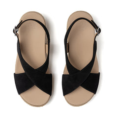 Riviera Cross - Black Suede