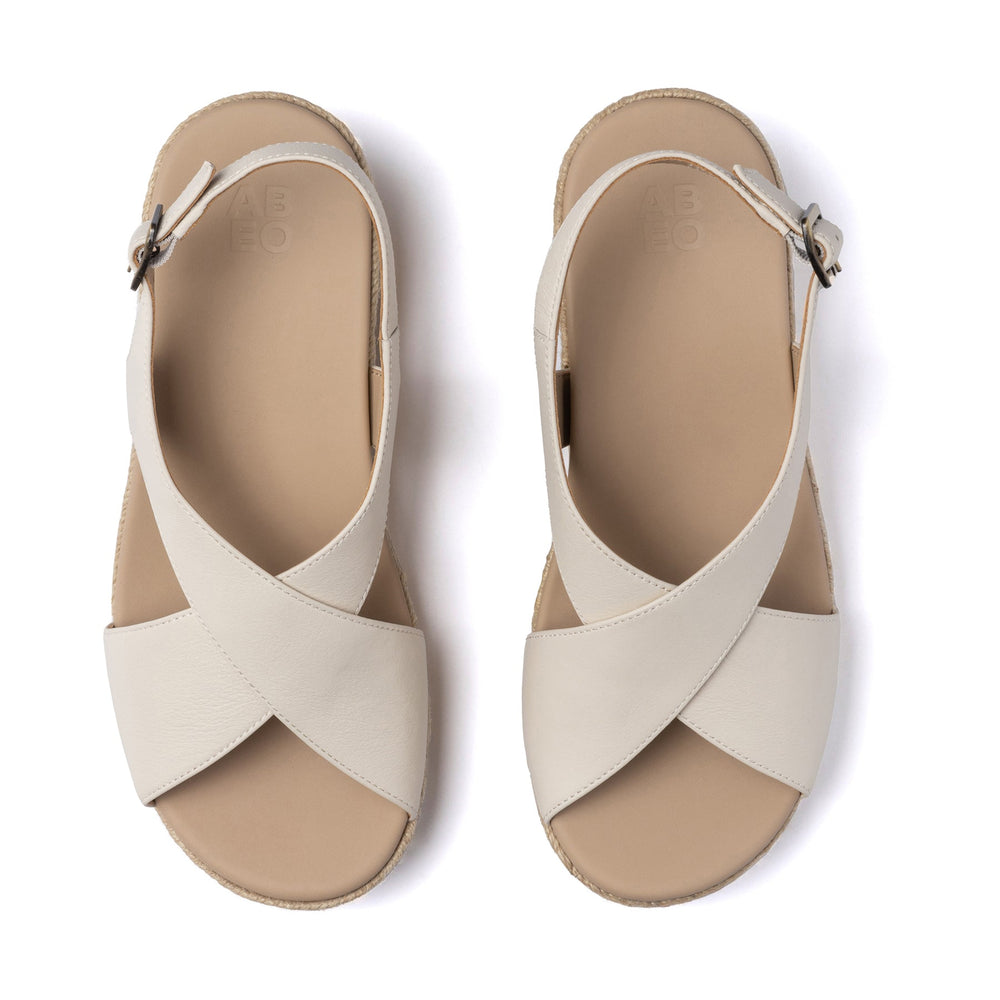 Riviera Cross - Off White Leather