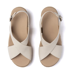 Riviera Cross - Off White Leather