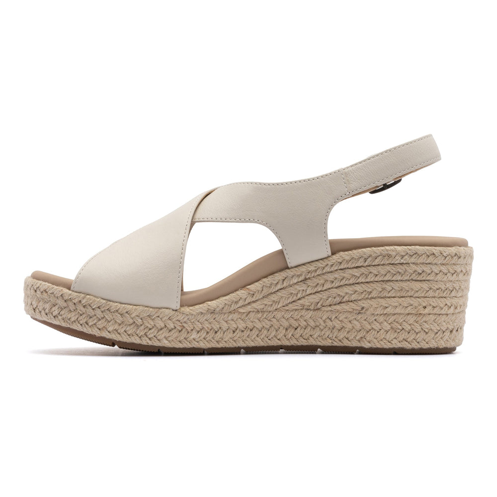Riviera Cross - Off White Leather