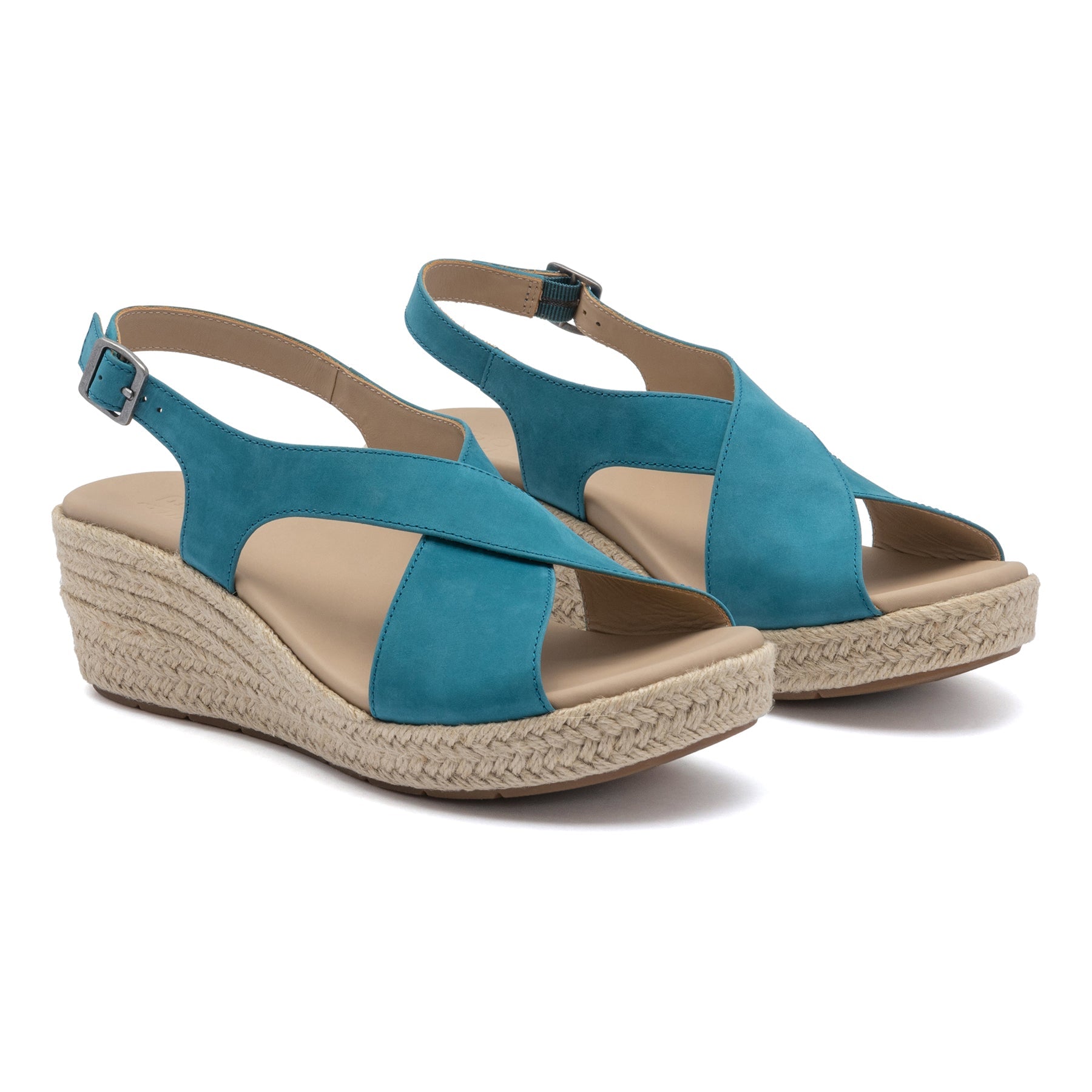 Riviera Cross Metatarsal - Teal Leather