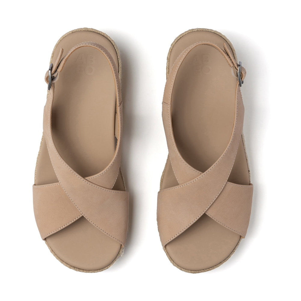 Riviera Cross Metatarsal - Sand Leather
