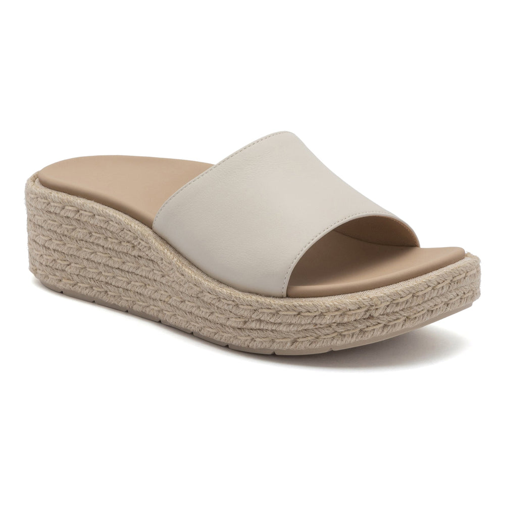 Solstice Slide Metatarsal - Off White Leather