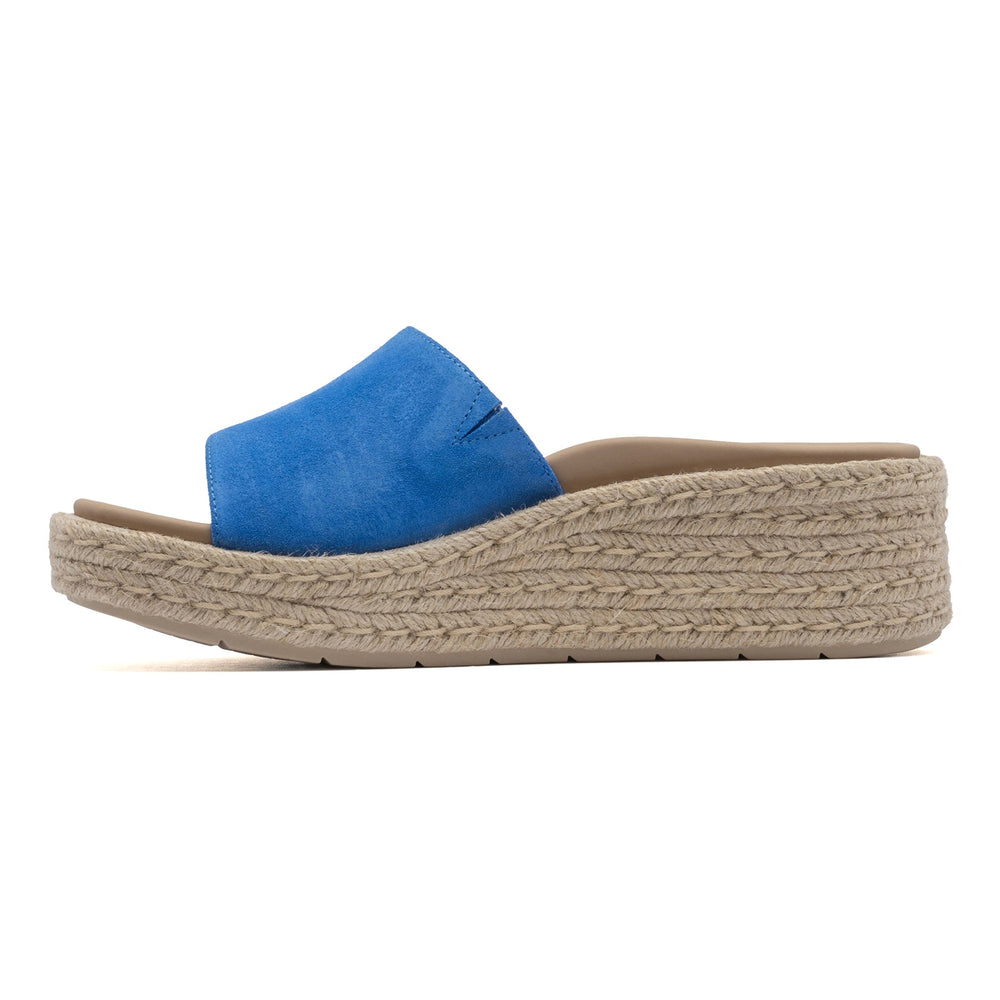 Solstice Slide Metatarsal - Mar Blue Suede