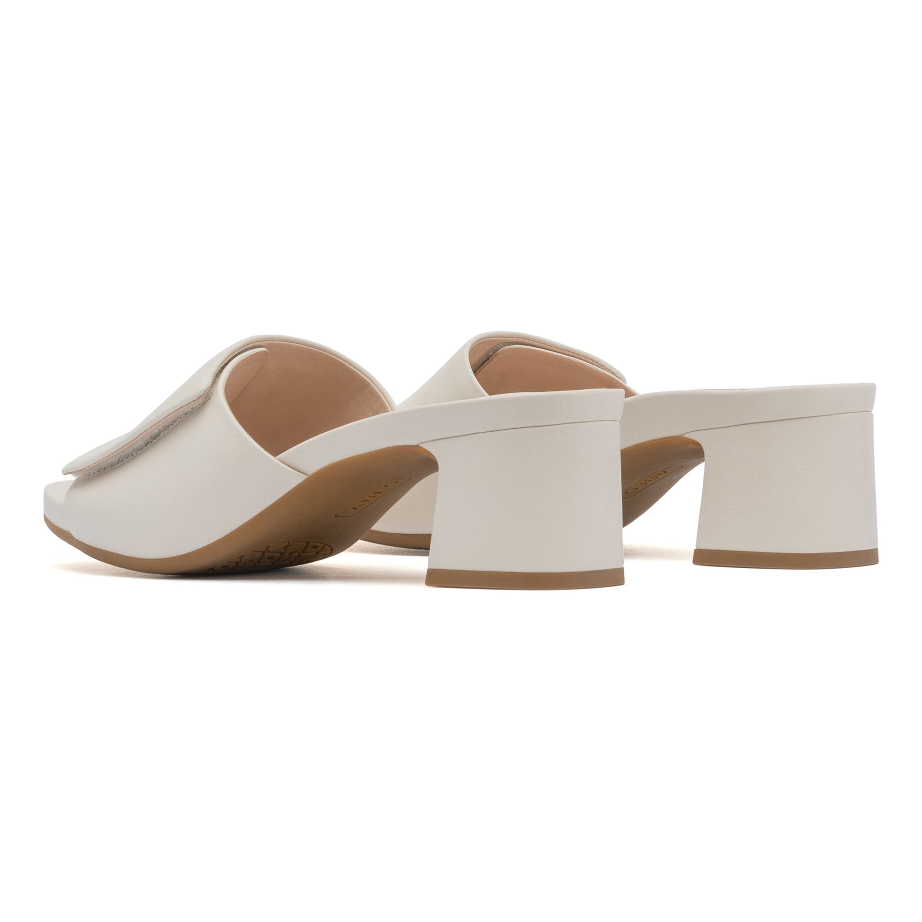 Avenue Slide - Off White Leather