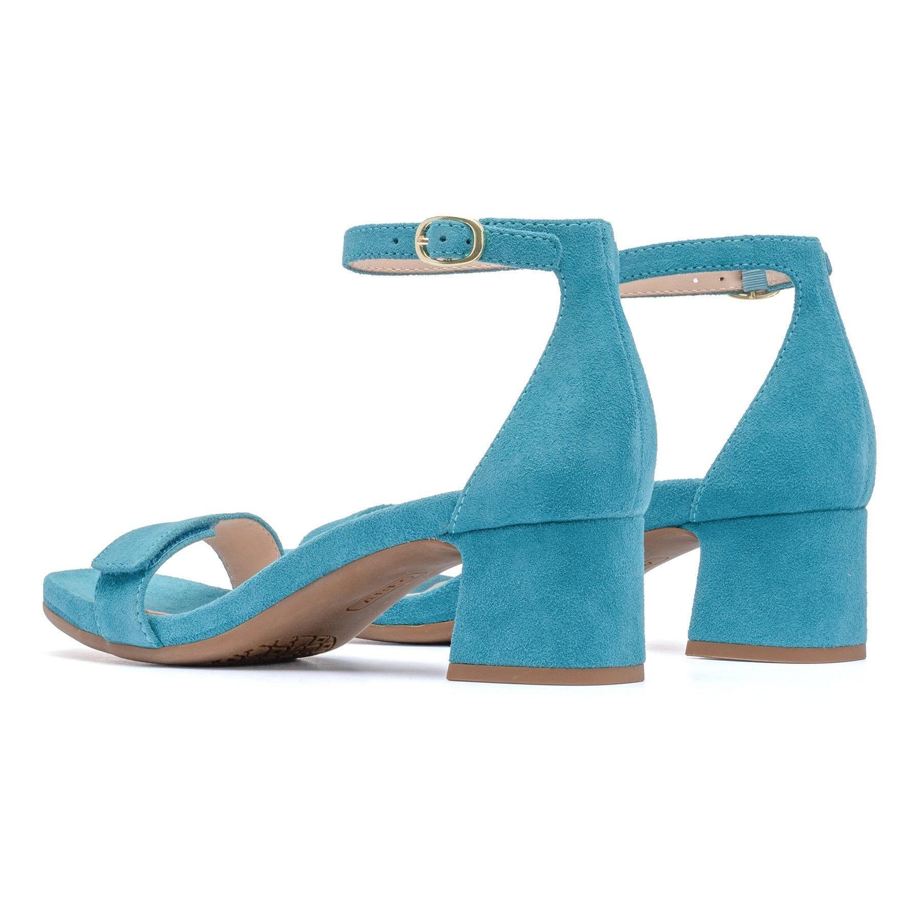Avenue Strap Metatarsal - Teal Suede