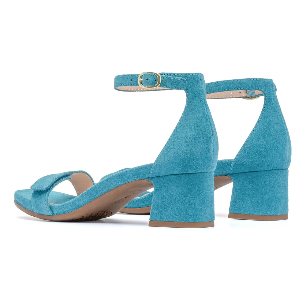 Avenue Strap Metatarsal - Teal Suede