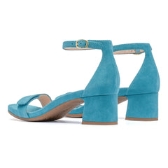 Avenue Strap Metatarsal - Teal Suede