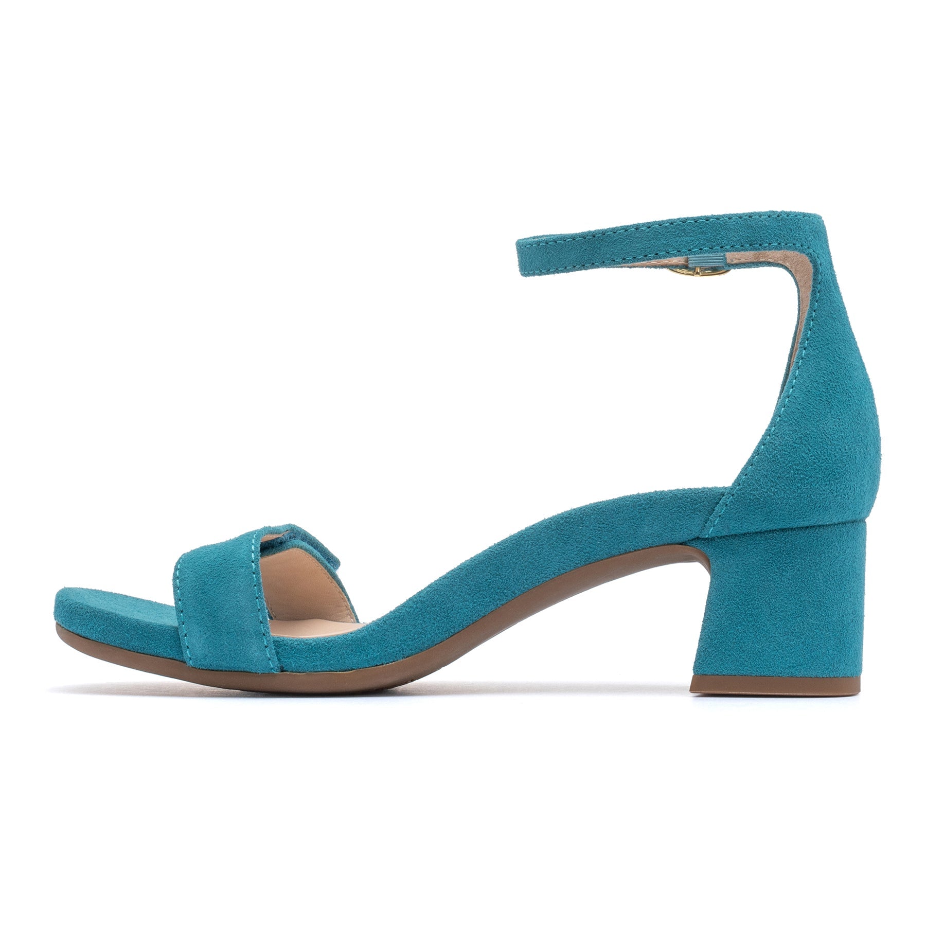 Avenue Strap Metatarsal - Teal Suede