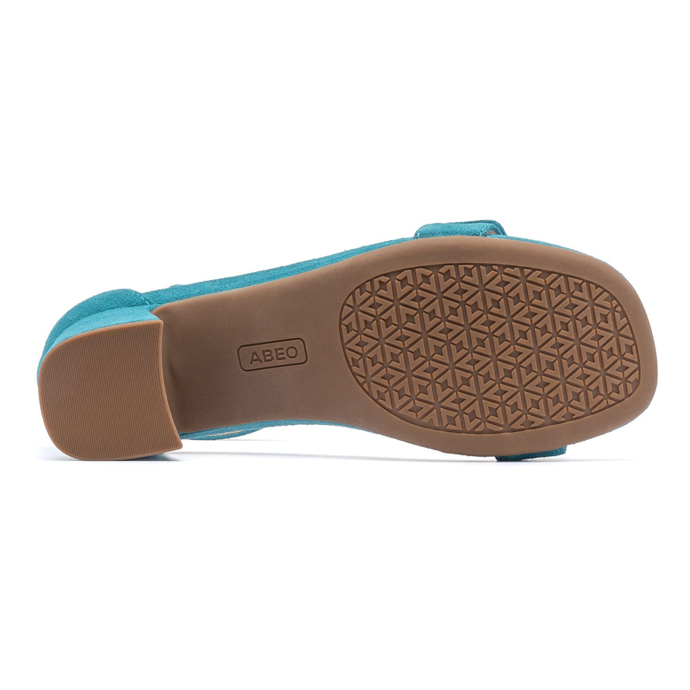 Avenue Strap Metatarsal - Teal Suede