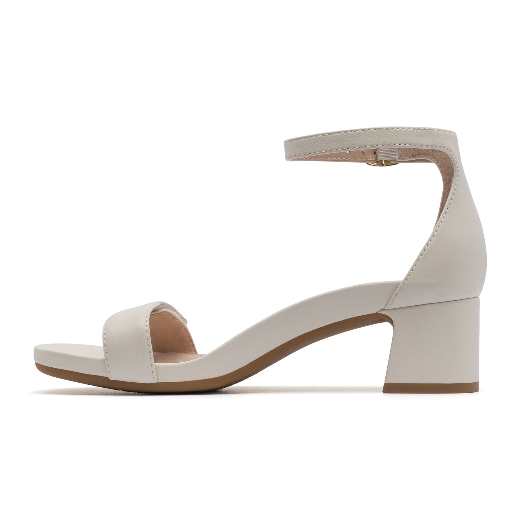 Avenue Strap Metatarsal - Off White Leather