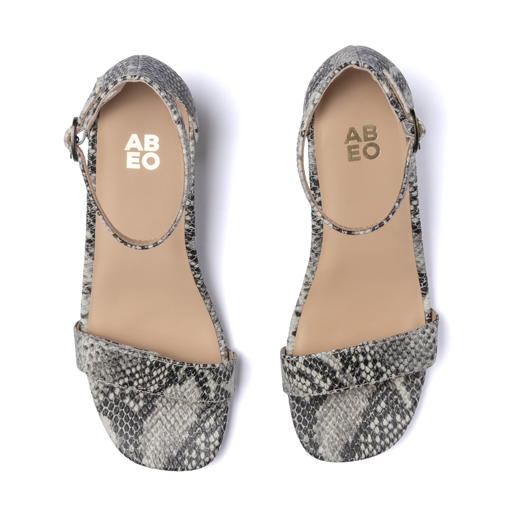 Avenue Strap Metatarsal - Snake Print Leather