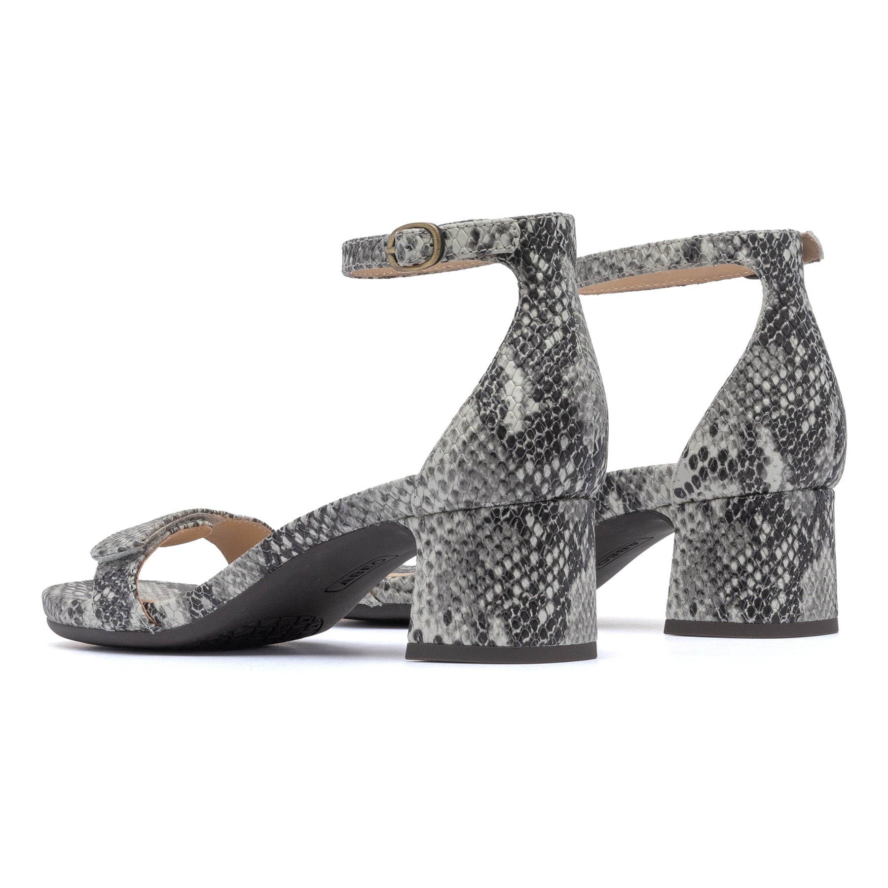 Avenue Strap Metatarsal - Snake Print Leather