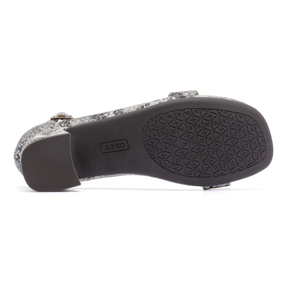 Avenue Strap Metatarsal - Snake Print Leather