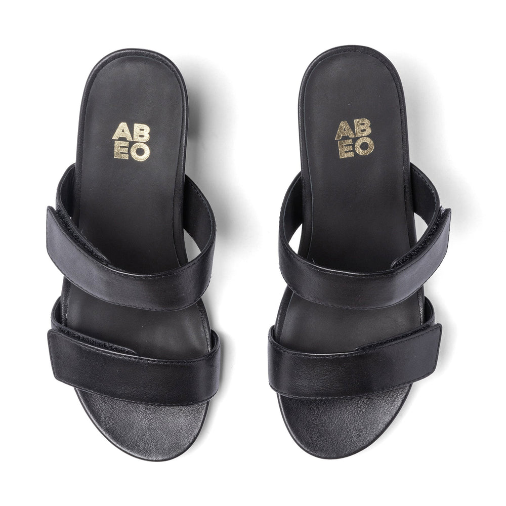 Tempo Slide - Black Leather