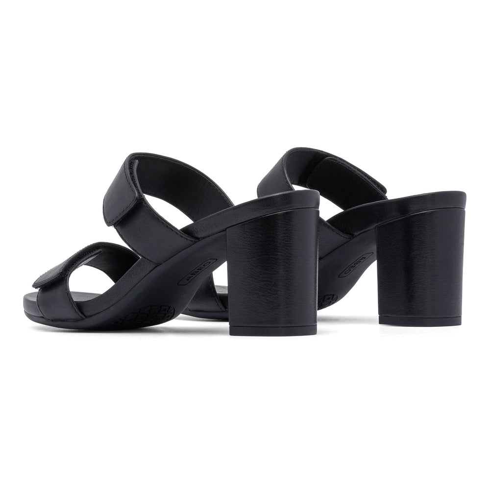 Tempo Slide - Black Leather