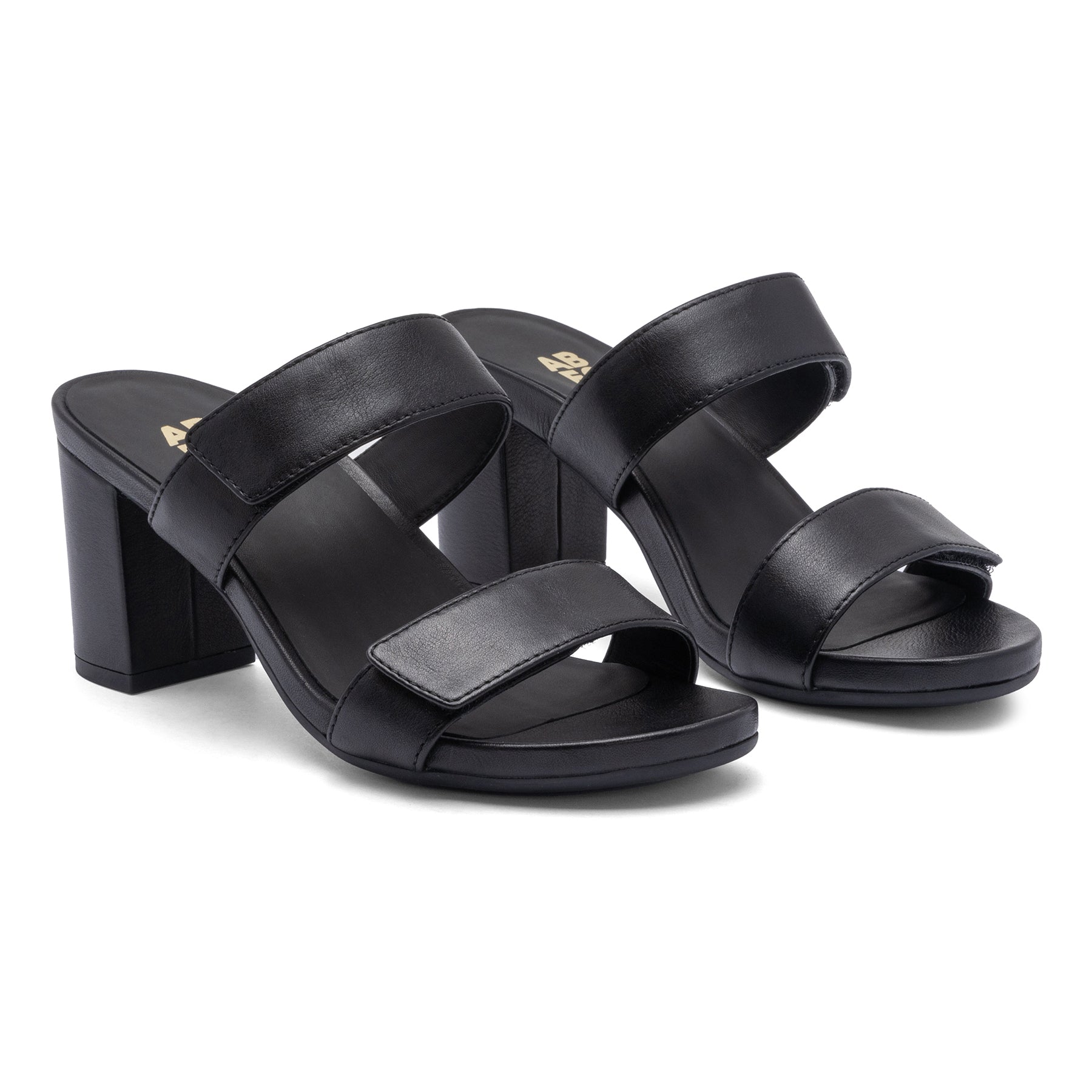 Tempo Slide - Black Leather
