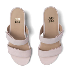 Tempo Slide - Pink Suede