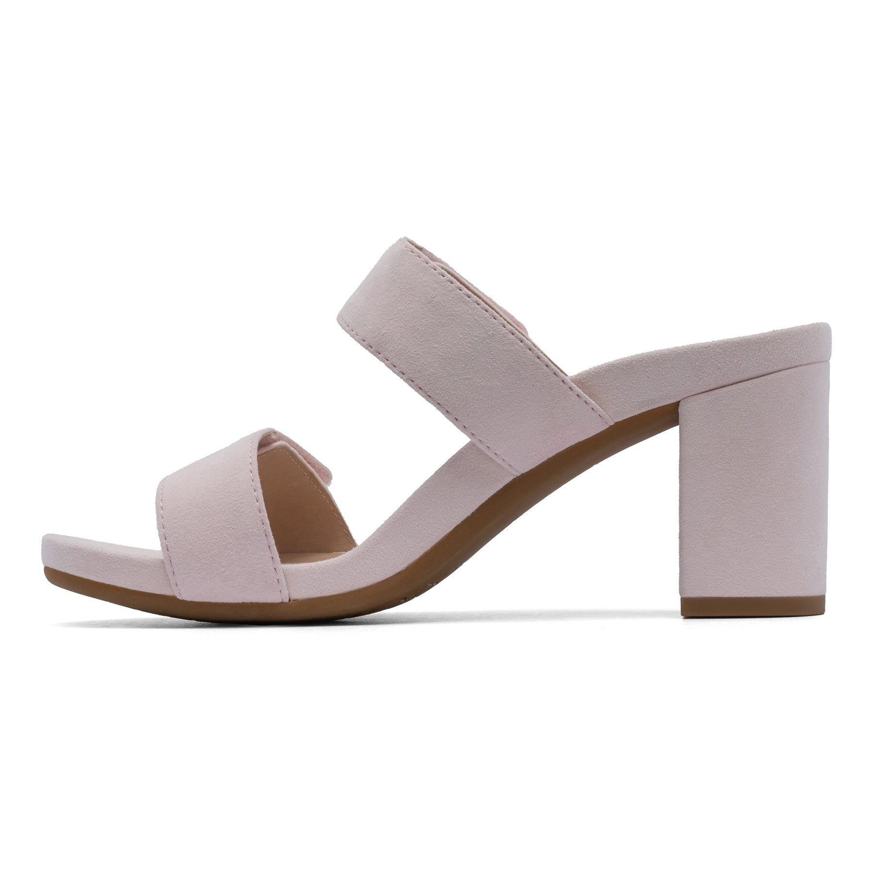 Tempo Slide - Pink Suede