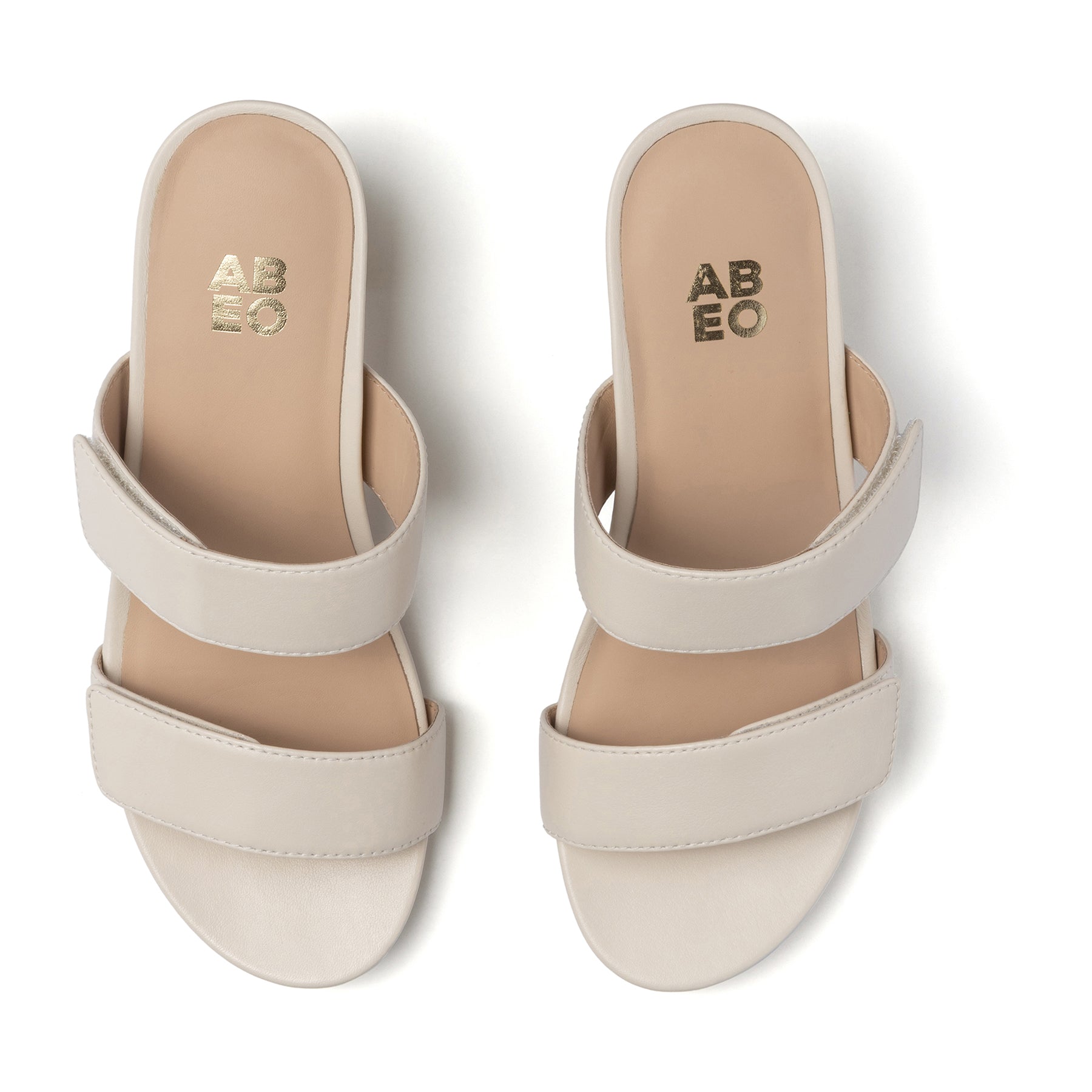 Tempo Slide - Off White Leather