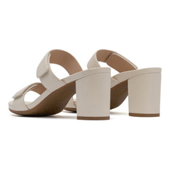 Tempo Slide - Off White Leather