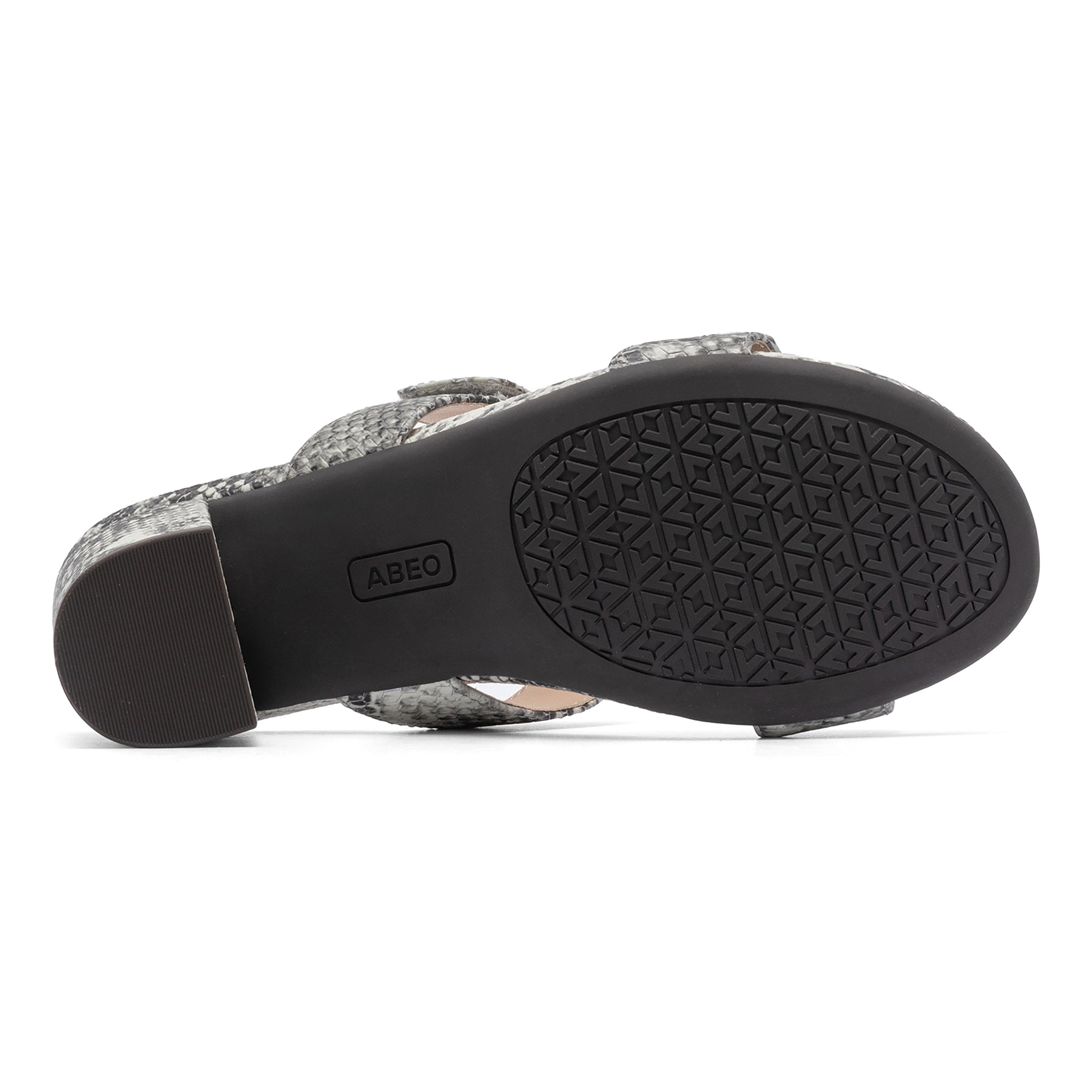 Tempo Slide - Snake Print Leather