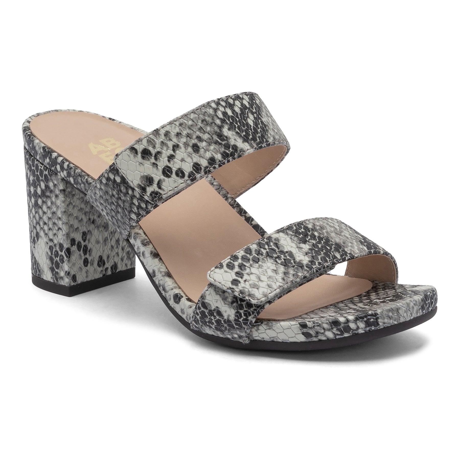 Tempo Slide Metatarsal - Snake Print Leather