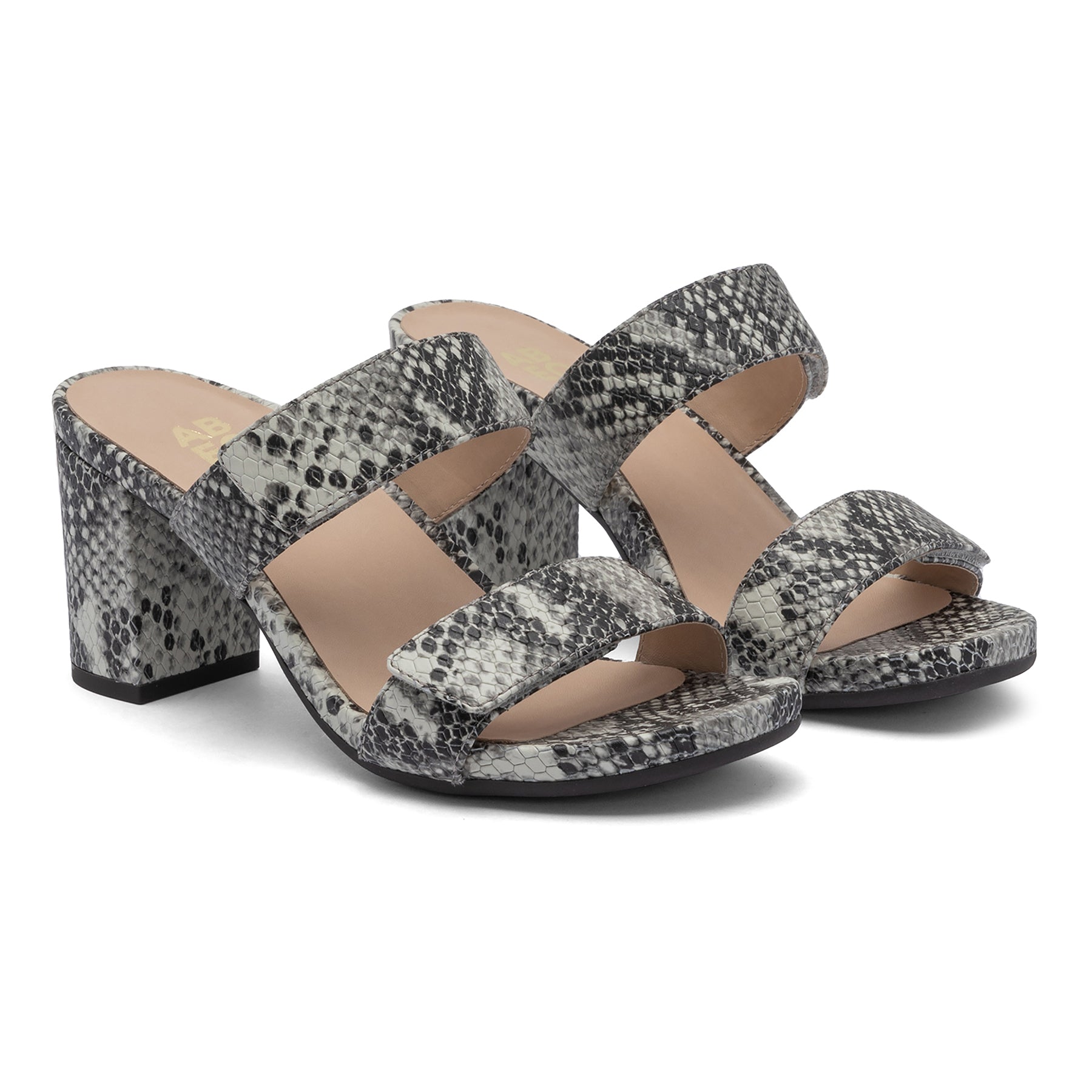 Tempo Slide Metatarsal - Snake Print Leather