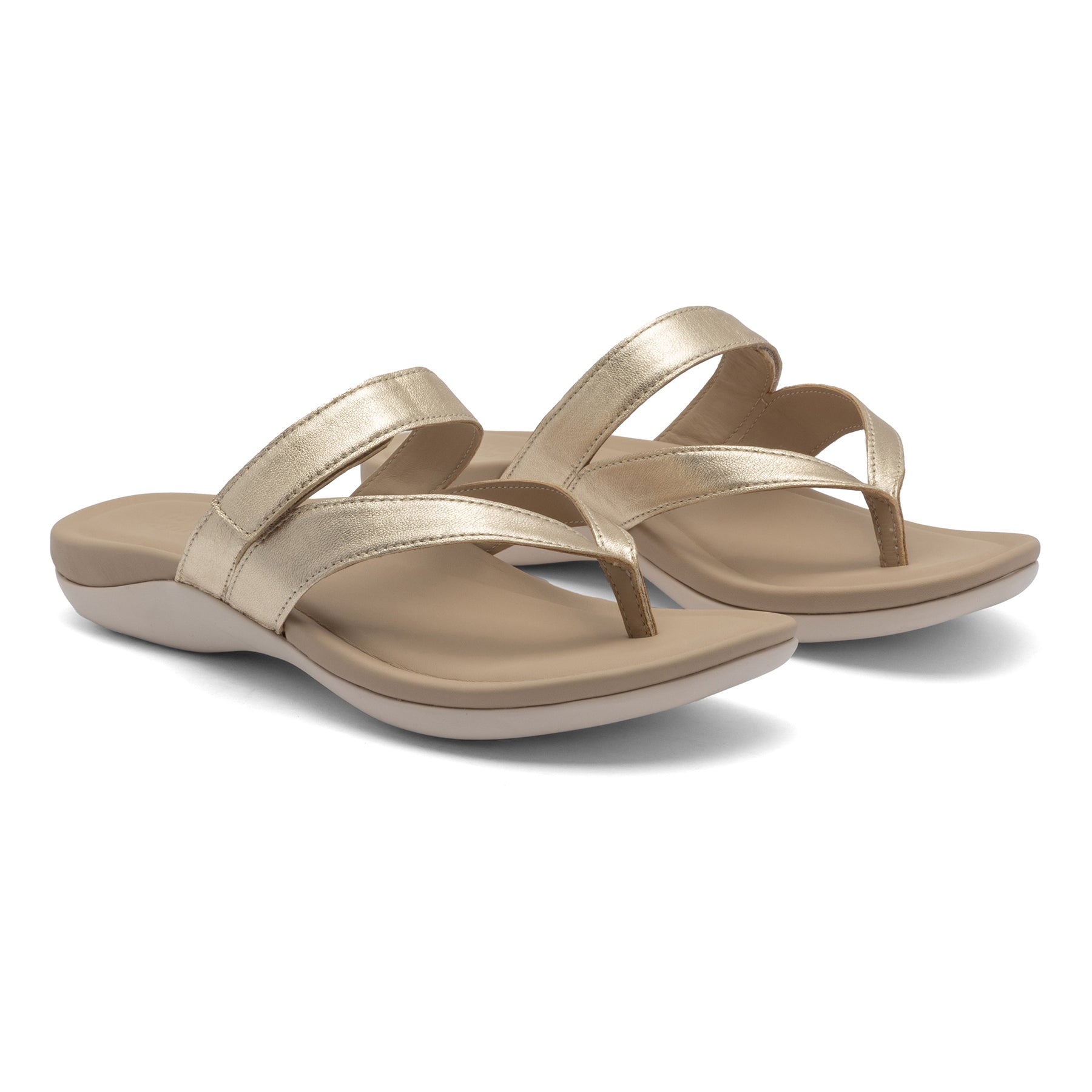 Oasis Thong Sandal - Light Gold