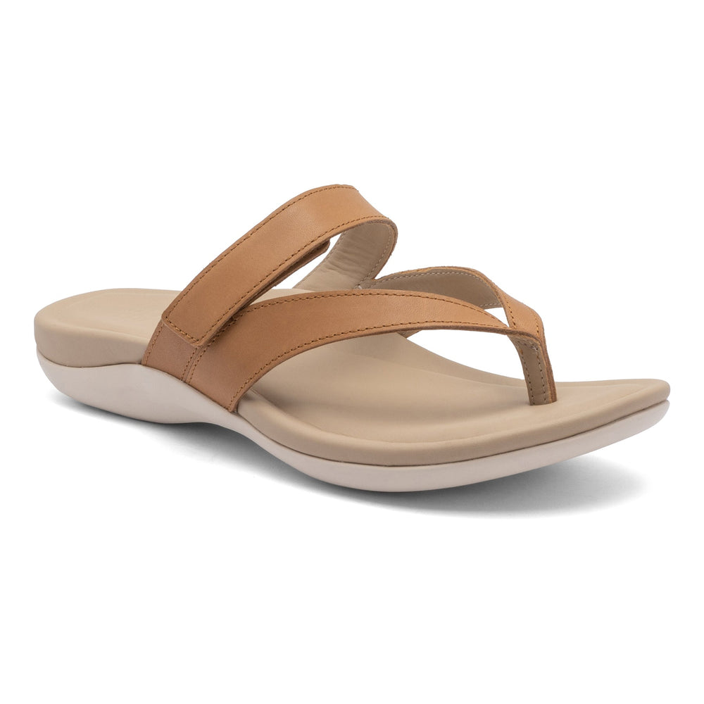 Oasis Thong Sandal Metatarsal - Almond