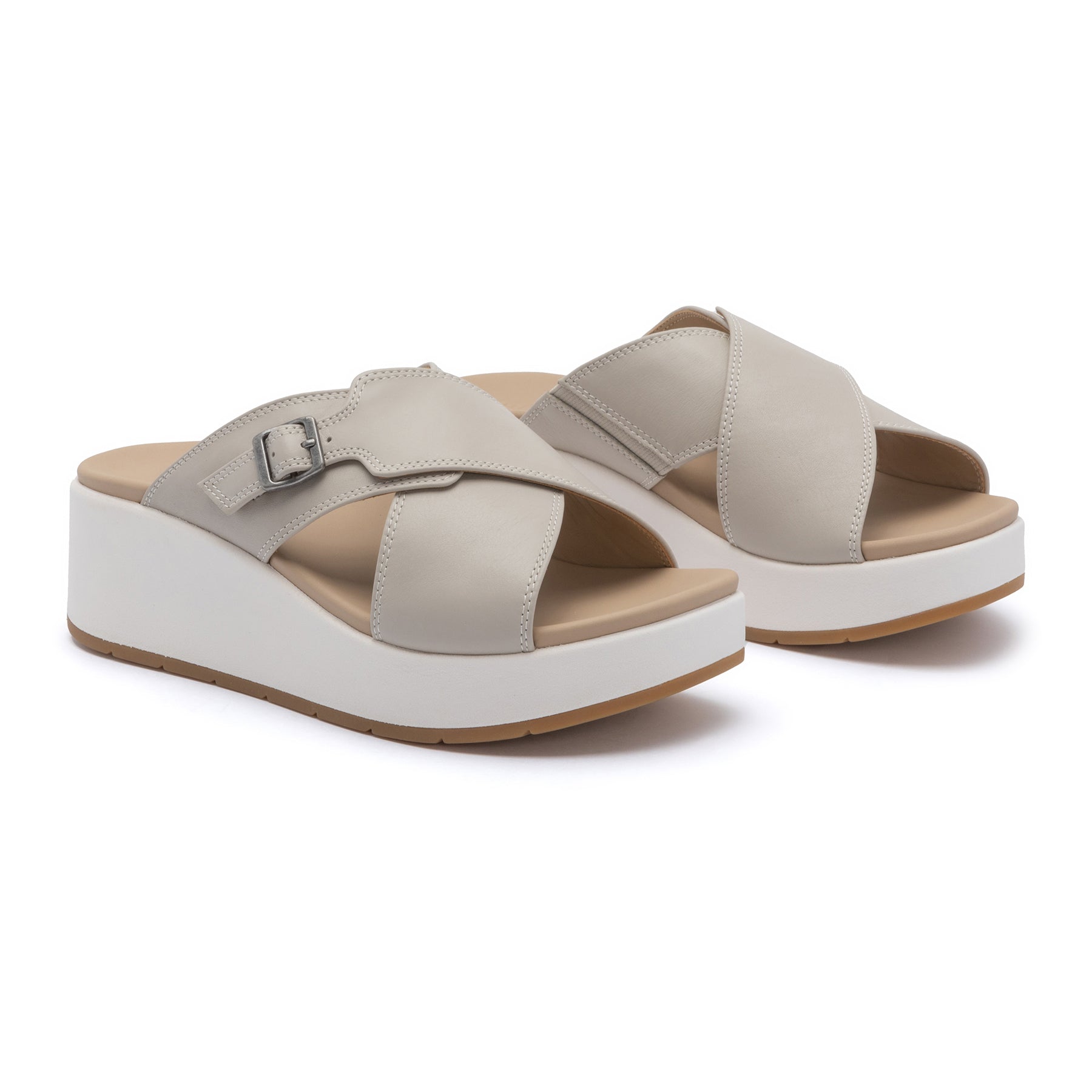 Solstice Cross Slide - Beige