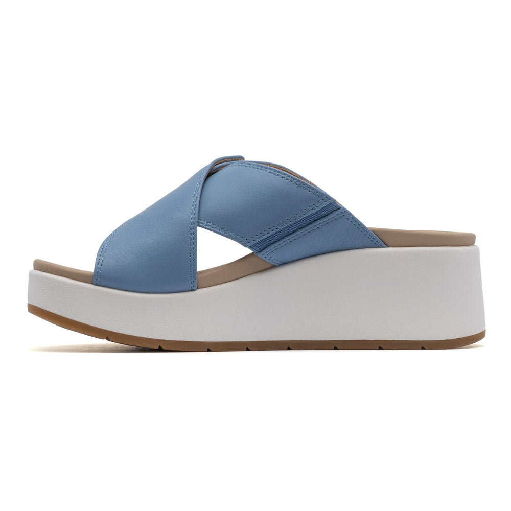 Solstice Cross Slide - Denim