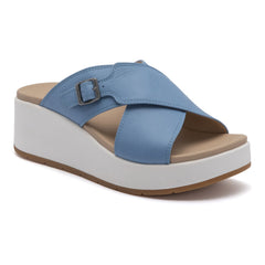 Solstice Cross Slide Metatarsal - Denim