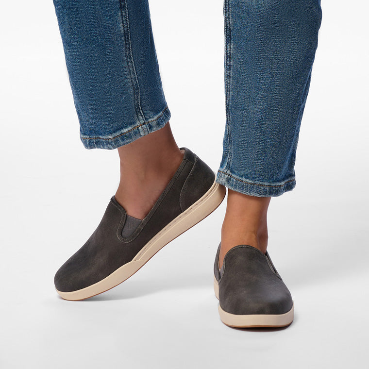 Encore Slip On - Nickel Leather