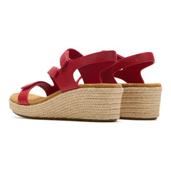 Riviera Adjustable Sandal - Red