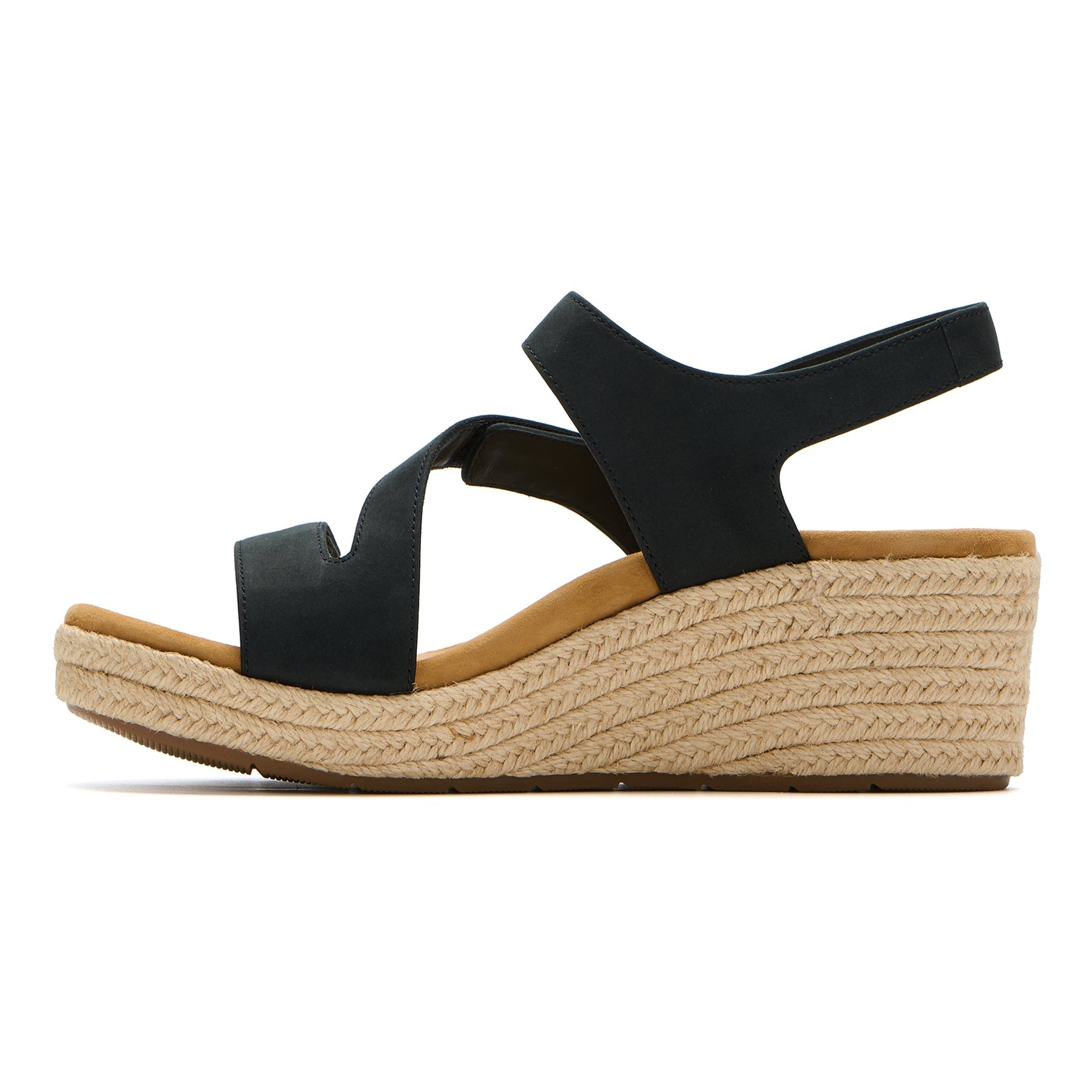 Riviera Adjustable Sandal - Black