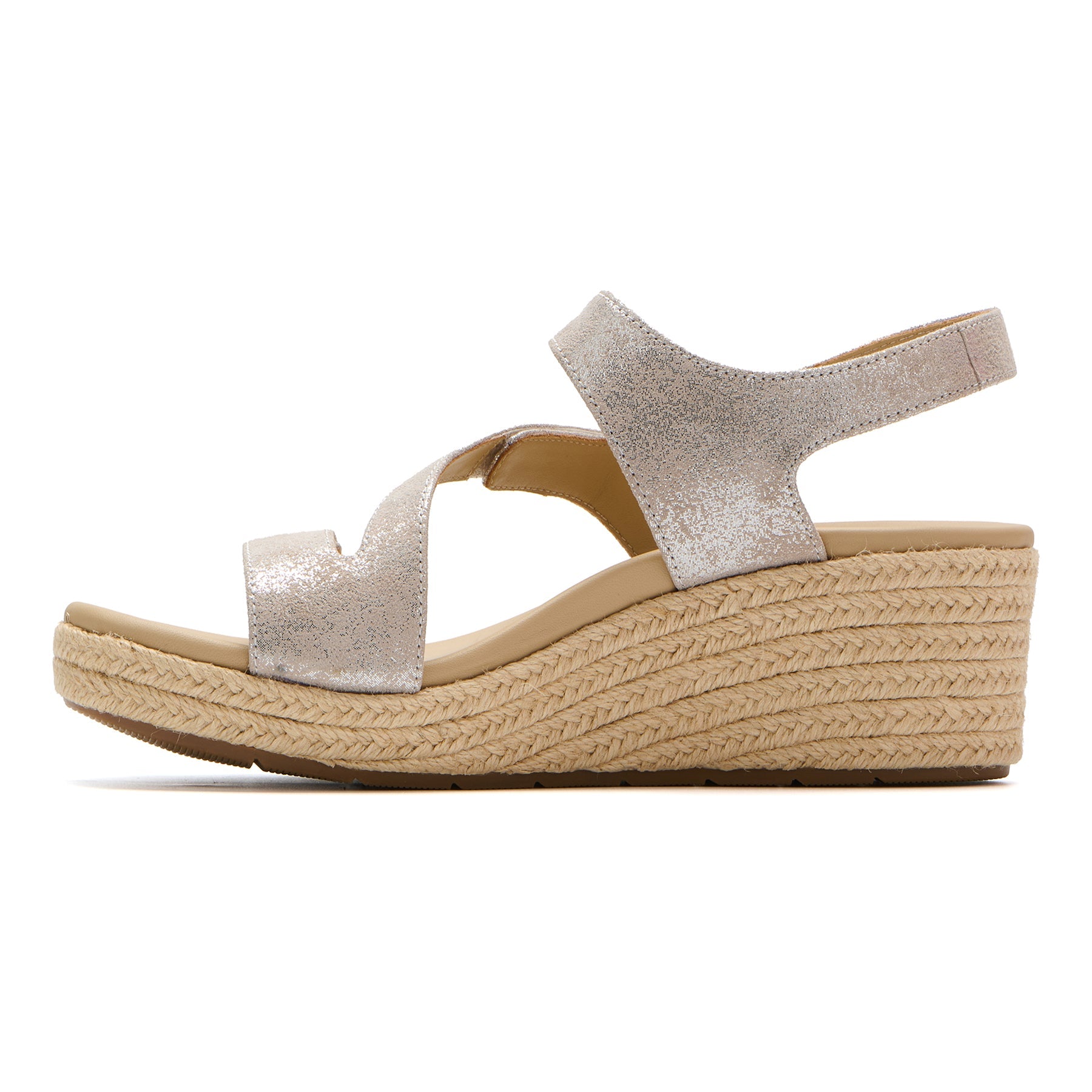 Riviera Adjustable Sandal Metatarsal - Taupe Metallic