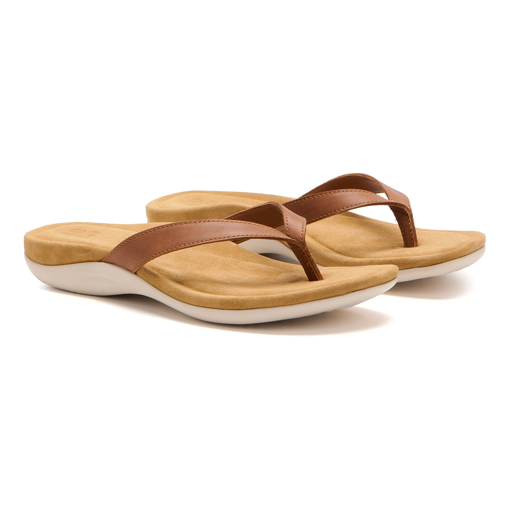 Oasis Flip Flop Metatarsal - Caramel